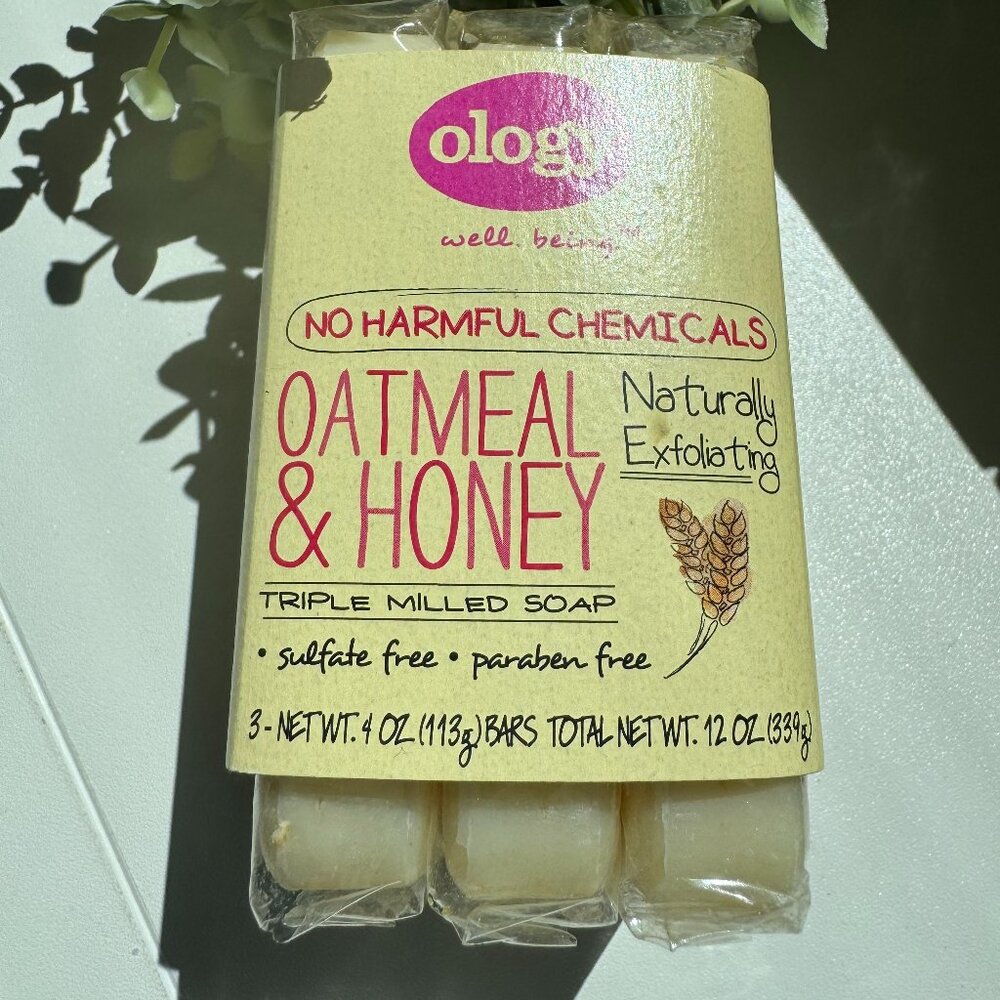 OATMEAL HONEY ology soap bars (set of 3)